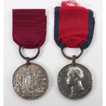 Waterloo and Army Long Service Medal Pair Royal Artillery