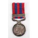 India General Service medal 1854-95 For Service in the 1863 Umbeyla Campaign