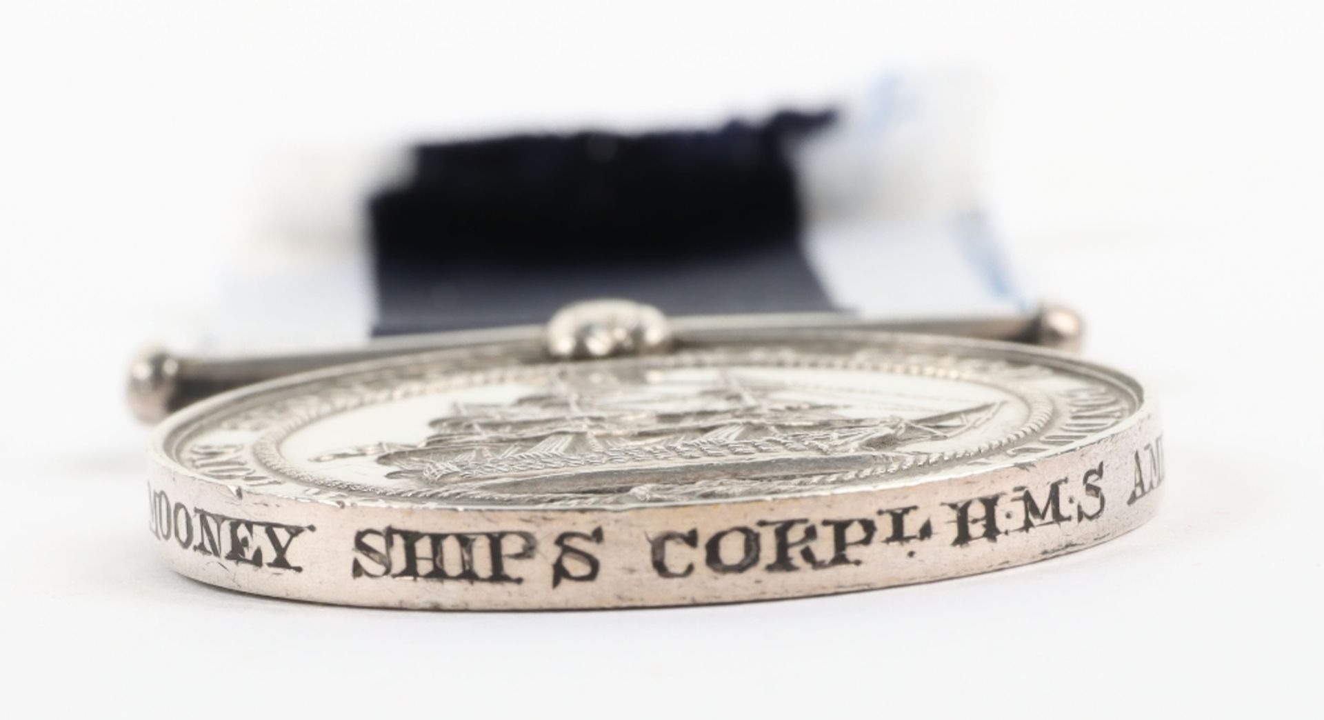 Victorian Royal Naval Long Service and Good Conduct Medal HMS Amethyst - Image 3 of 3
