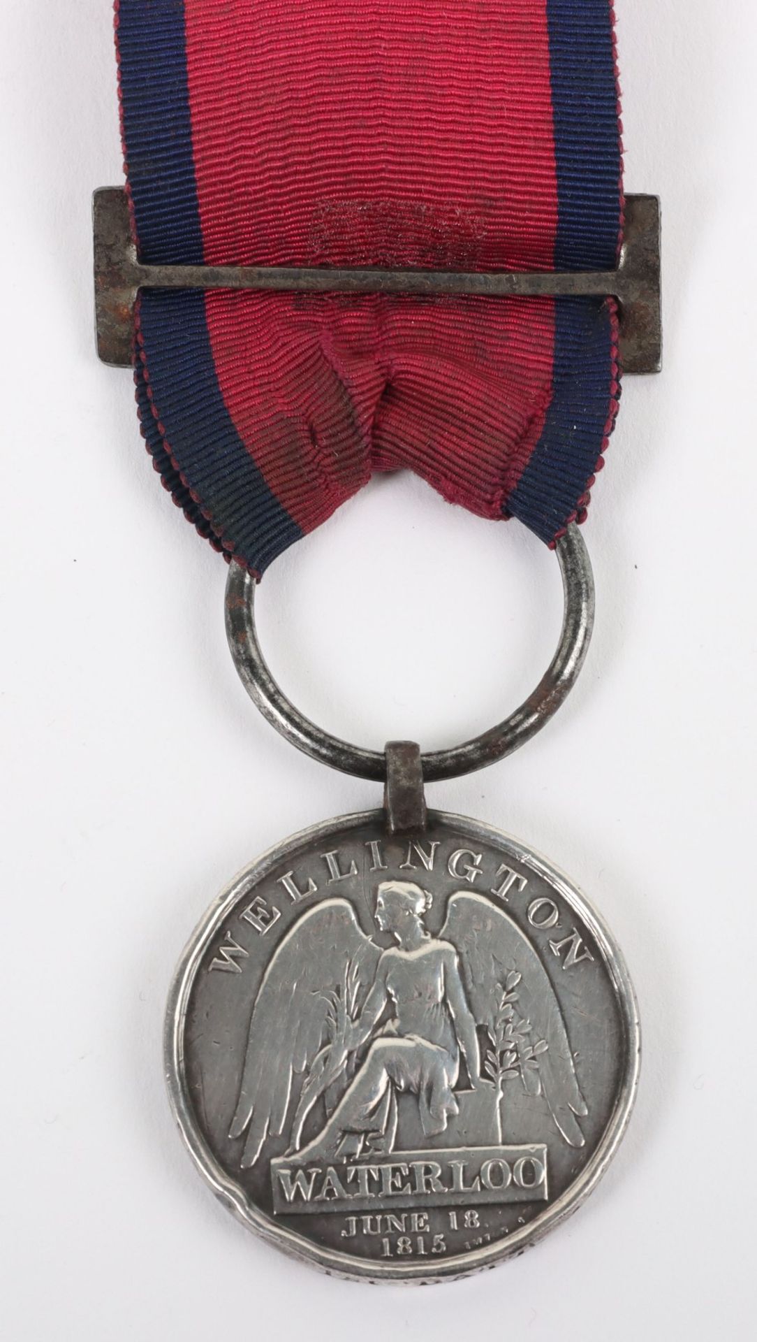 British 1815 Waterloo Medal 4th or Kings Own Regiment of Foot - Image 4 of 5
