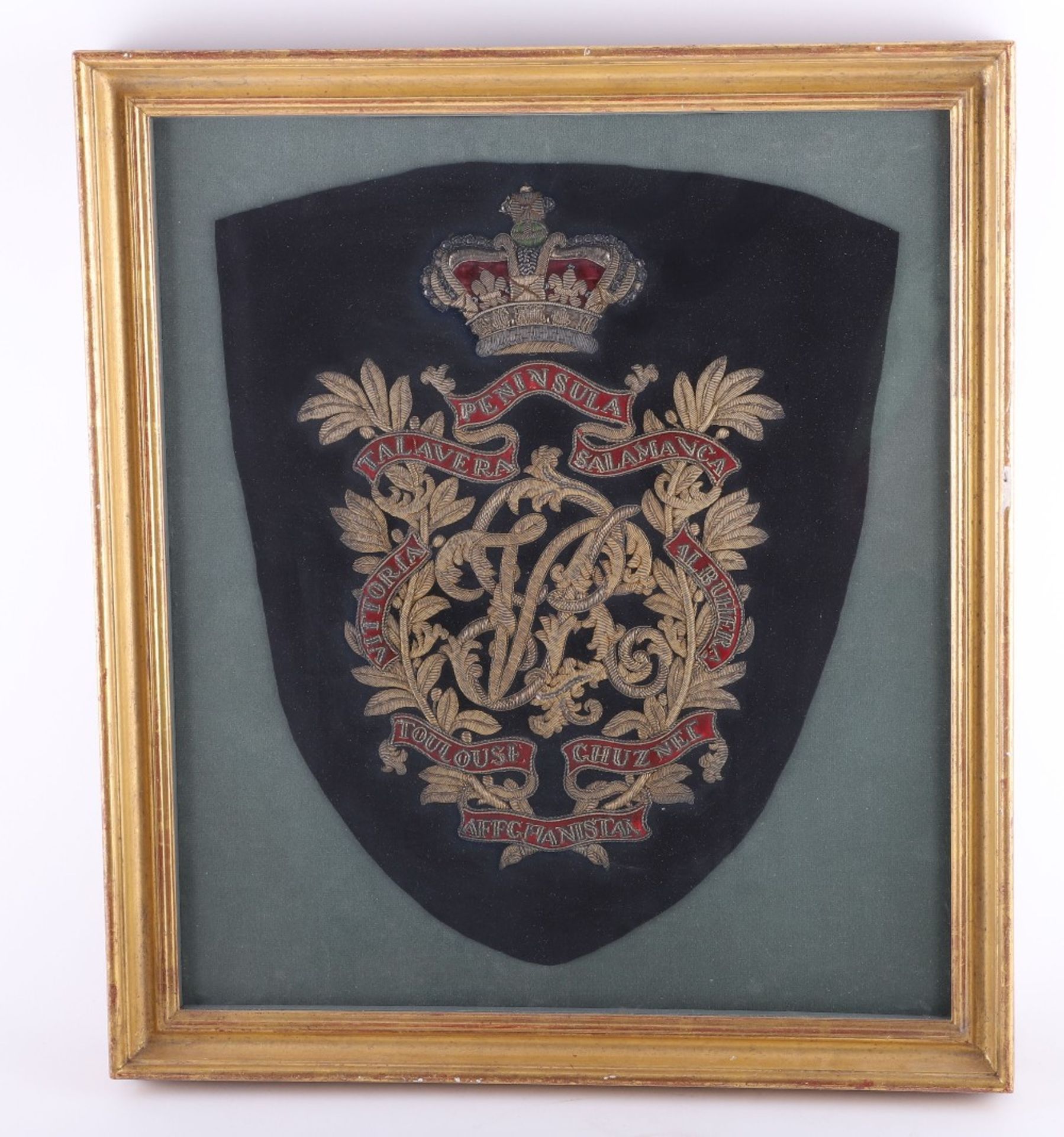 Framed Embroidery from a Victorian Shabraque - Image 2 of 4