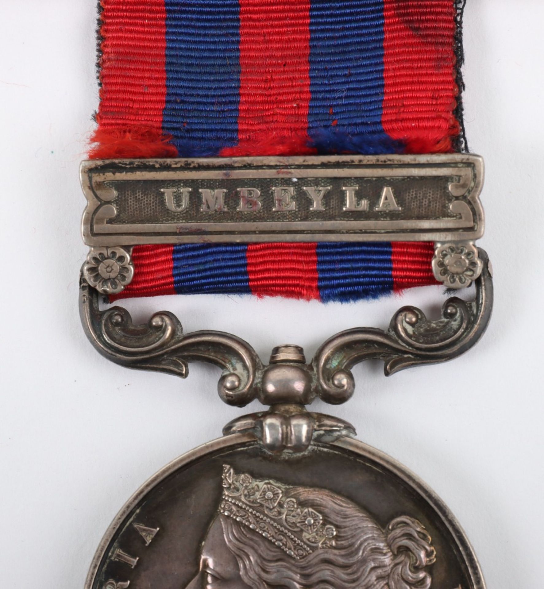India General Service medal 1854-95 For Service in the 1863 Umbeyla Campaign - Image 4 of 4