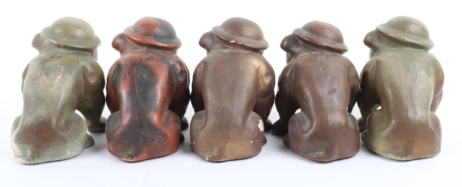 5x WW2 ‘Hitlers Terror’ Bulldog Figures - Image 3 of 7