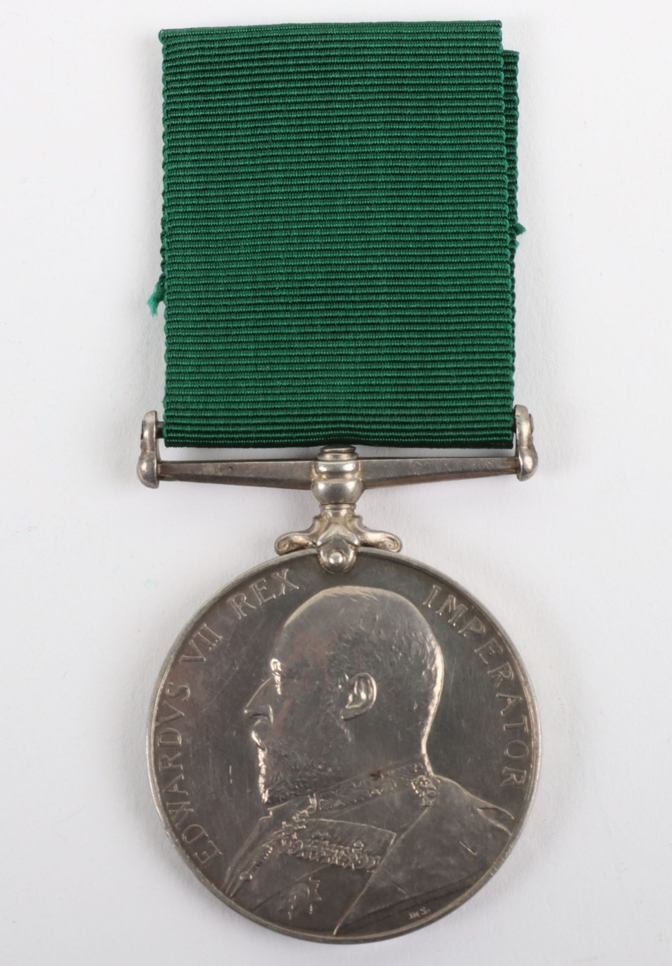 Edward VII Volunteer Force Long Service Medal to the Durham Royal Garrison Artillery