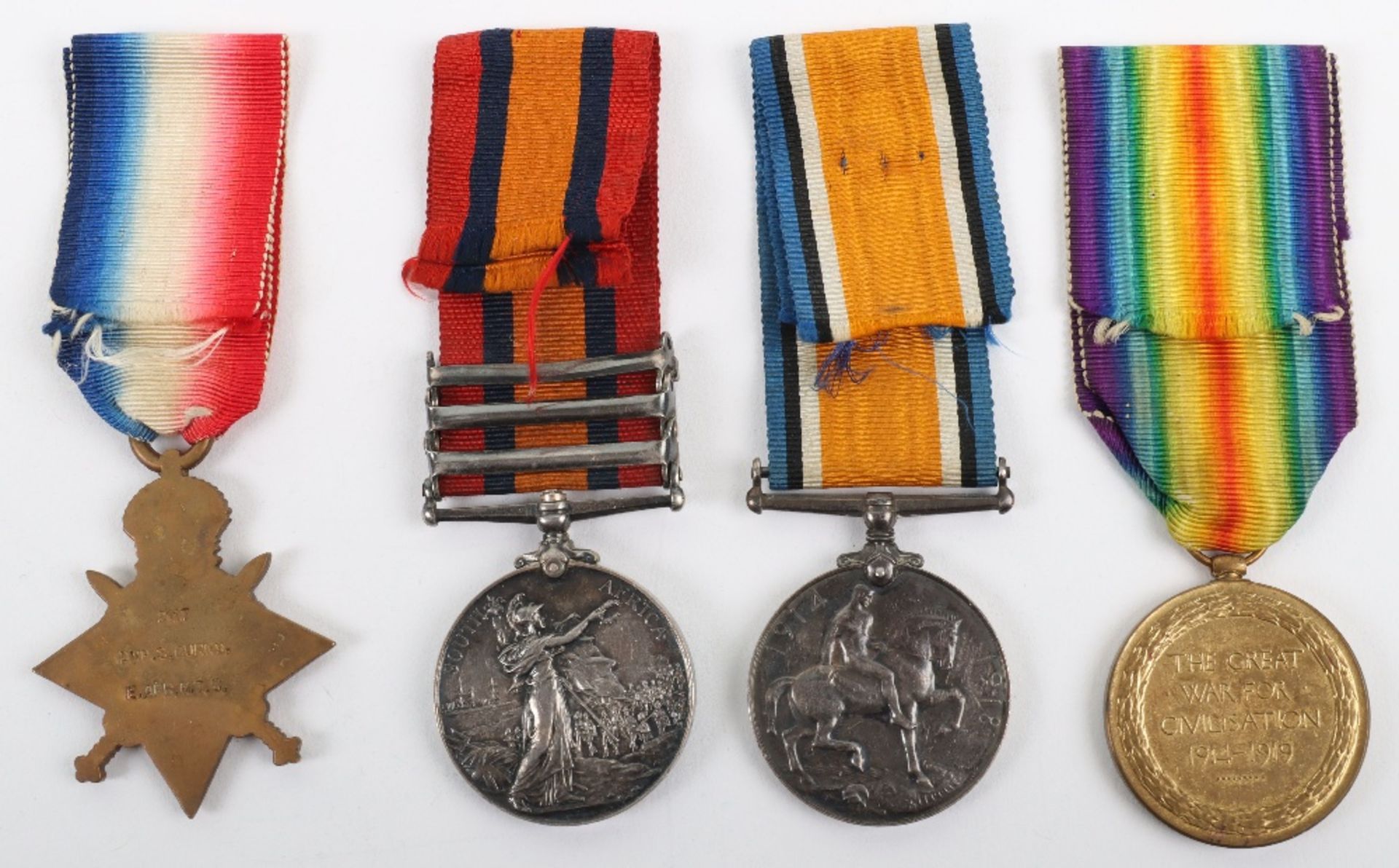 Interesting Medal Group Covering Service in Africa Through Two Major Conflicts, Inniskilling Fusilie - Bild 2 aus 5