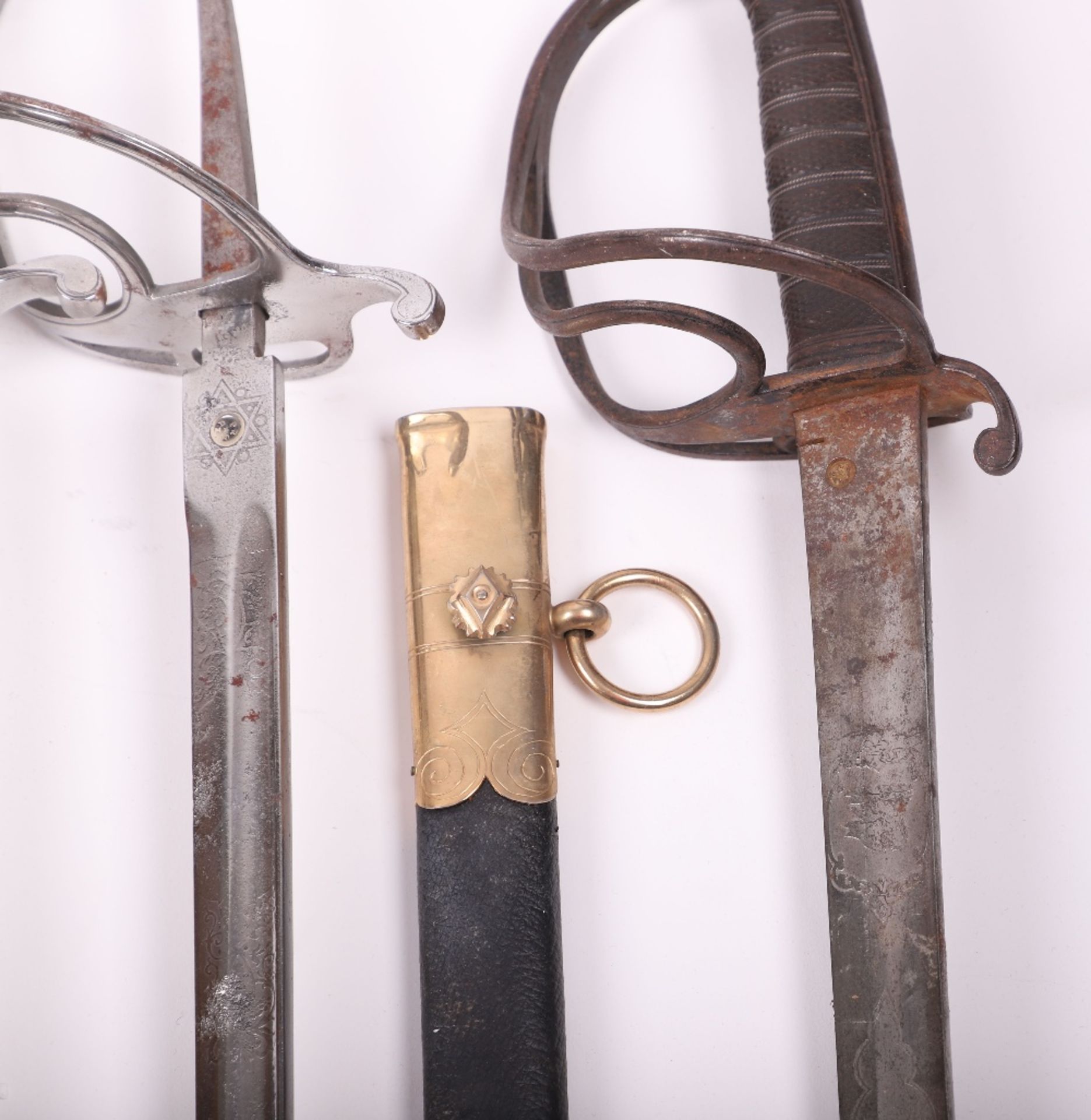 Selection of British Military Sword Parts - Image 8 of 10