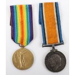 Great War Medal Pair 6th Battalion Durham Light Infantry