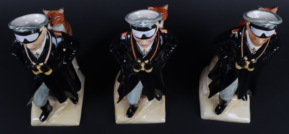 3x Kevin Francis Field Marshall Rommel Figurines - Image 5 of 7