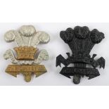 2x Scarce Variations of Leinster Regiment Cap Badges