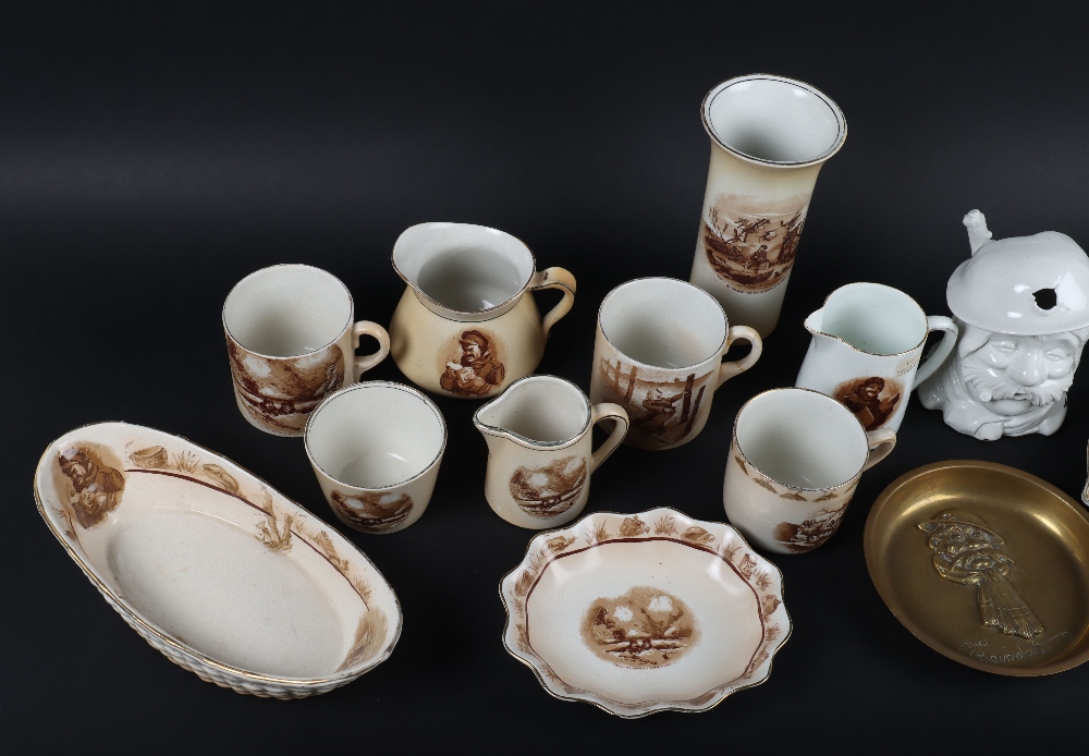 A Selection of Bruce Bairnsfather ‘Old Bill’ Pottery by Grimwades - Image 2 of 6