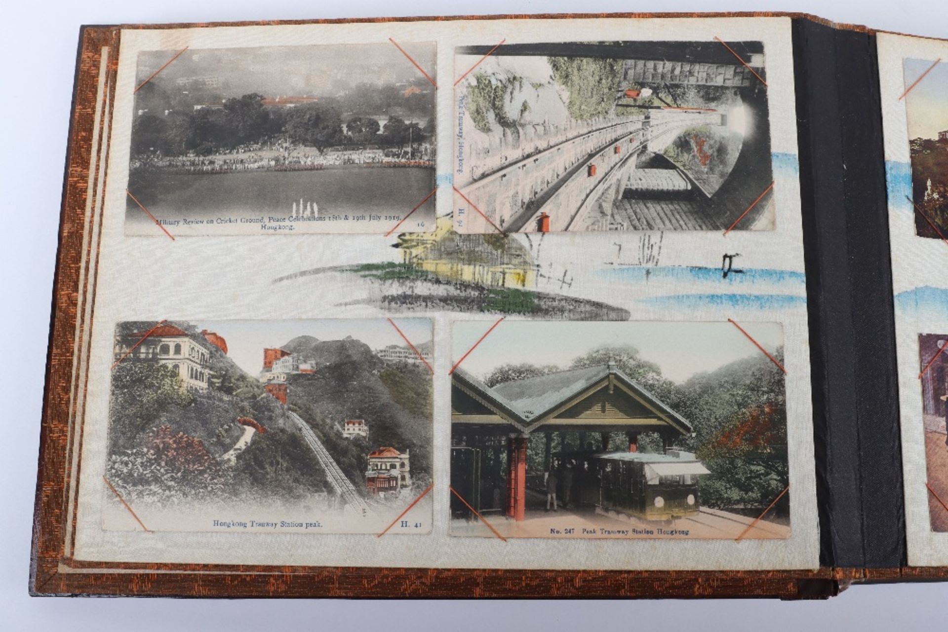 Superb Postcard Album from China and the Far East Circa 1900 - Bild 9 aus 26