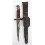 Scarce WW2 Royal Navy Beach Commandos / Special Boat Service (S.B.S) Fighting Knife from Converted 1