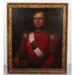 Portrait Painting of a Colour Sergeant of the Coldstream Guards Crimean War Period
