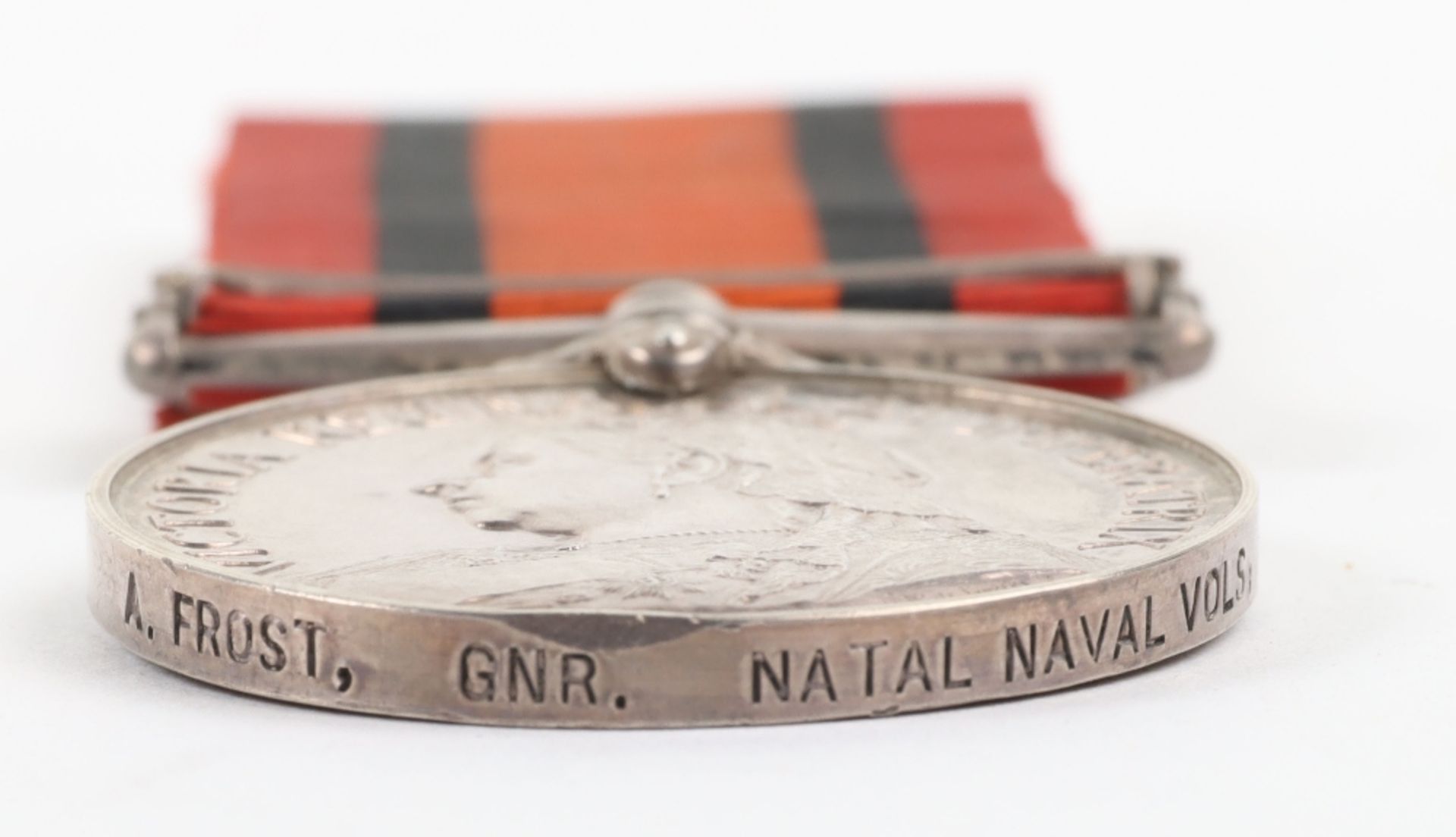 Queens South Africa Medal Awarded to the Natal Naval Volunteers for the Defence of Ladysmith - Image 4 of 4