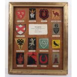 Framed Display of WW2 Cornwall Home Guard Battalion Formation Signs