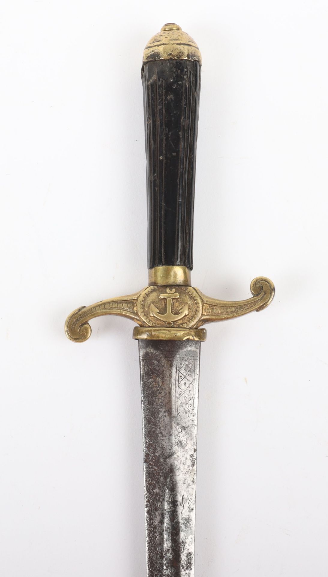 French Napoleonic Naval Officers Regulation Dirk, Circa 1805 - Image 12 of 12