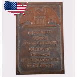 American Service Plaque