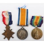 WW1 1914-15 Star Medal Trio Royal Fusiliers