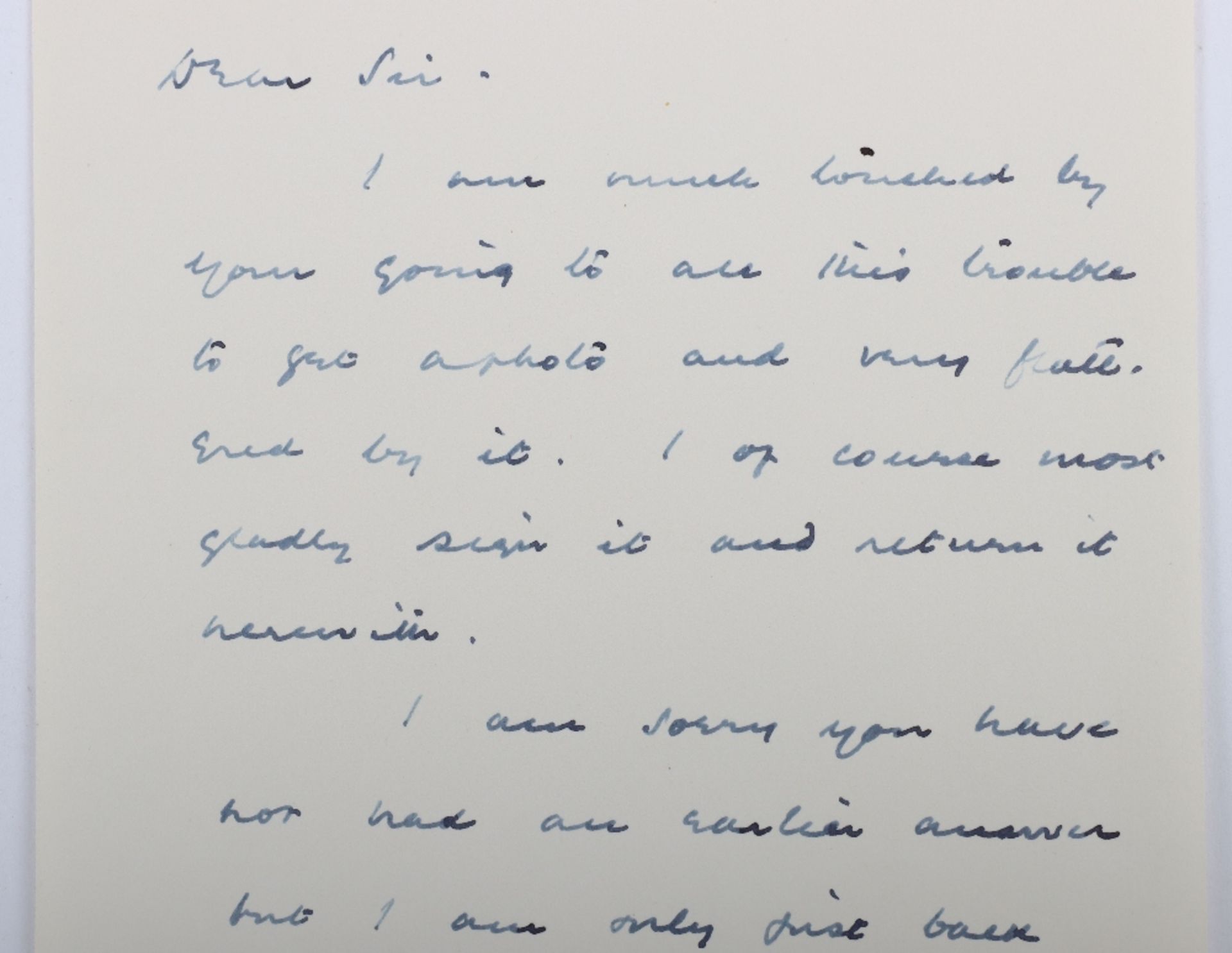 Signed Letter by Brigadier Lorne Campbell VC - Image 3 of 6