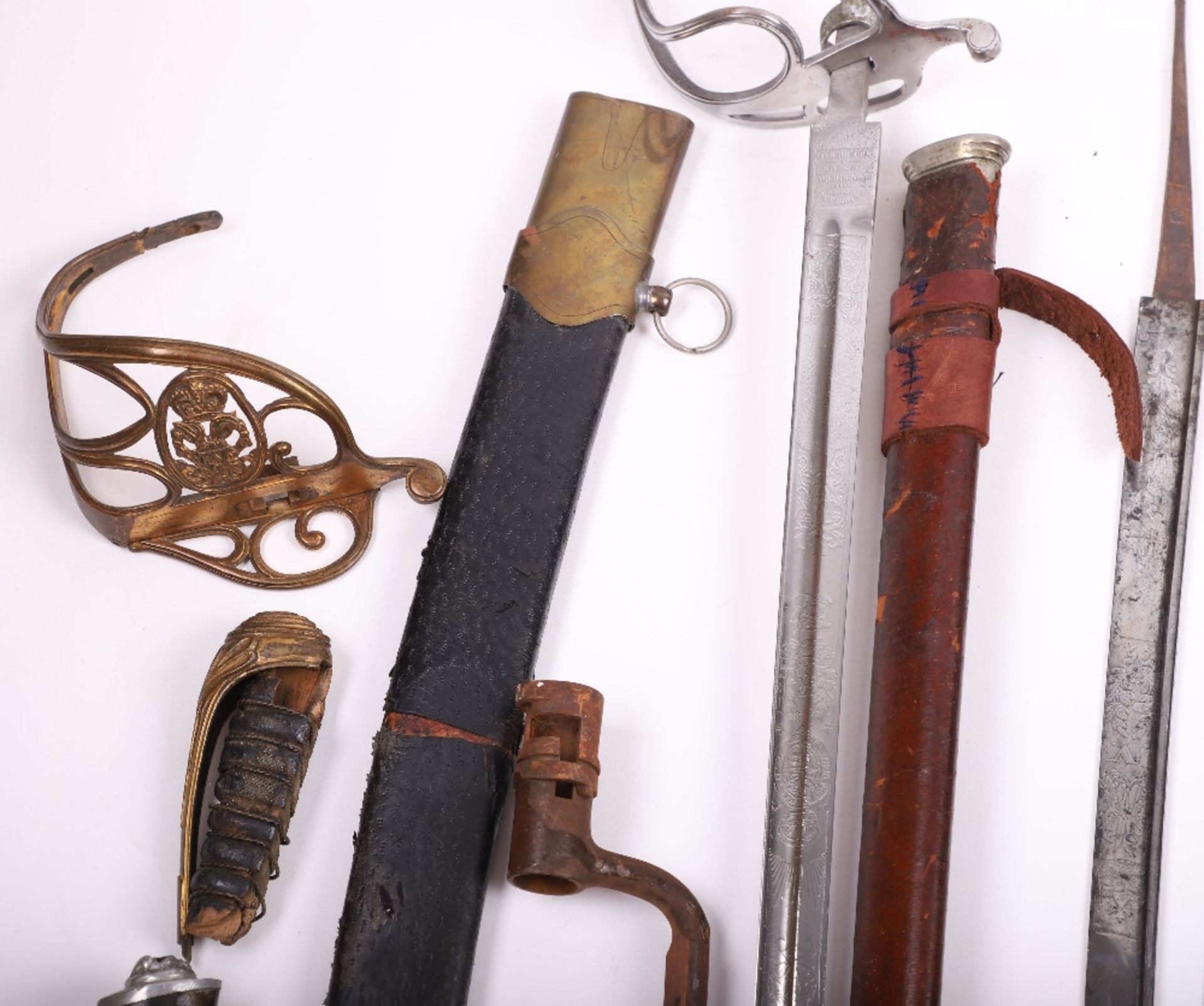 Selection of British Military Sword Parts - Image 7 of 10