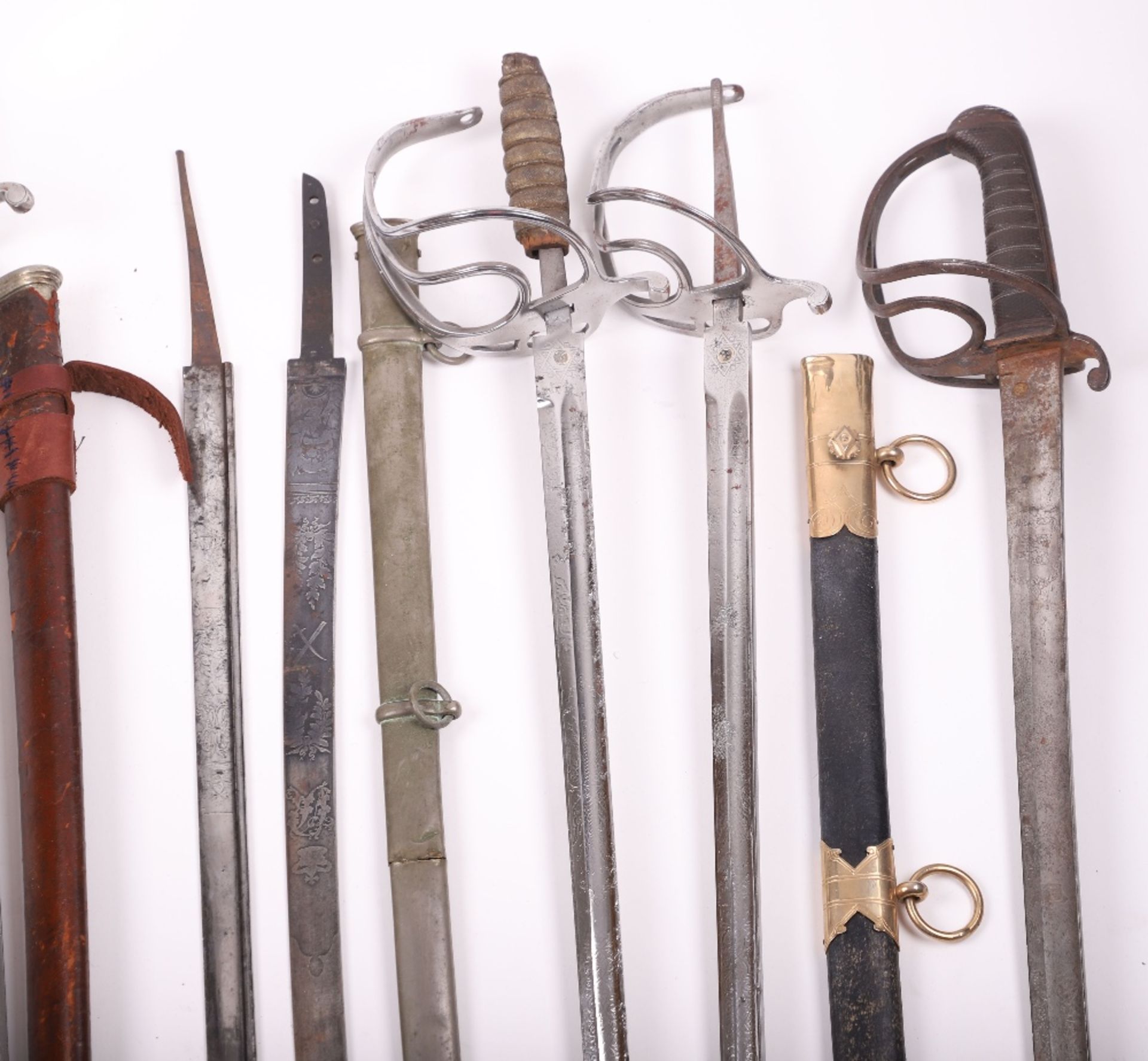 Selection of British Military Sword Parts - Image 4 of 10