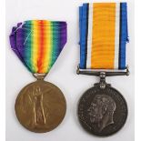 Great War Medal Pair 19th Battalion the Northumberland Fusiliers (Tyneside Pioneers)