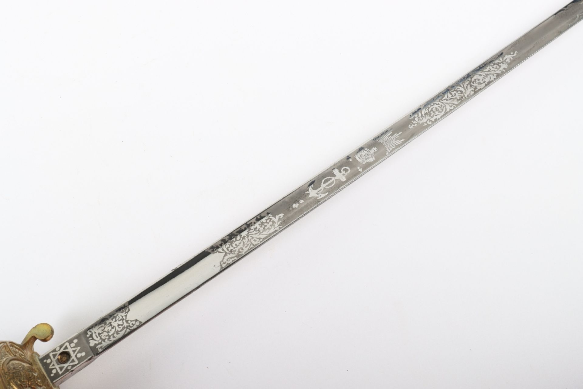 British George VI Naval Officers Sword by S W Silver and Co - Image 8 of 14
