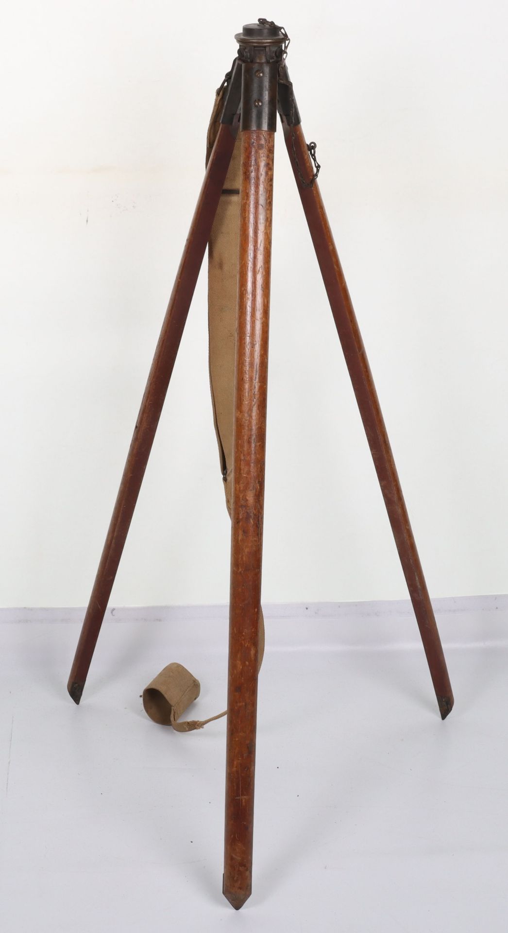 Wooden Tripod Stand for Signalling Lamp or Heliograph - Image 2 of 5
