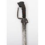 Ceylonese Short Sword Kastane, Probably 17th Century