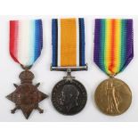 Great War Medal Trio Oxfordshire and Buckinghamshire Light Infantry