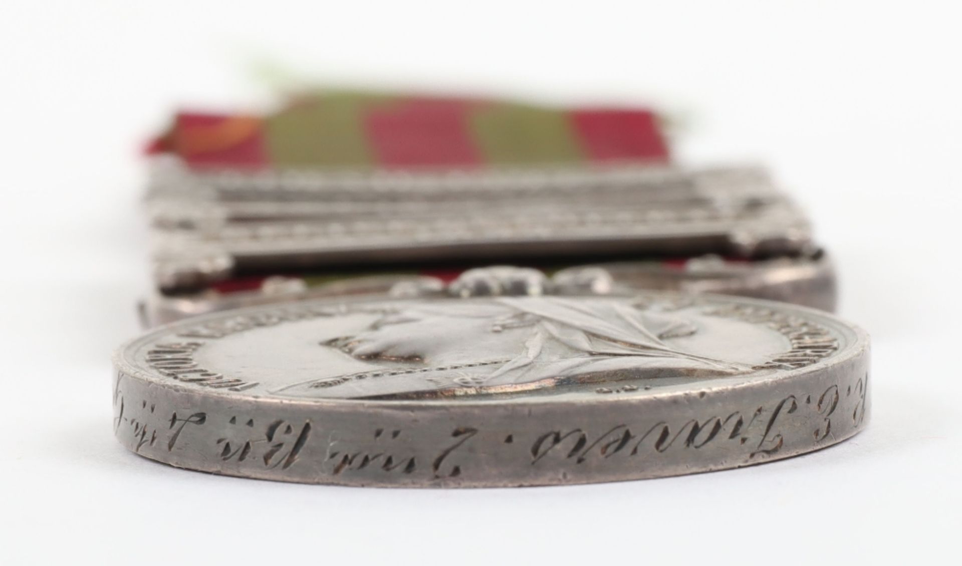 Fine British Officers Indian General Service Medal 1895-1902 4th Gurkhas - Bild 4 aus 5