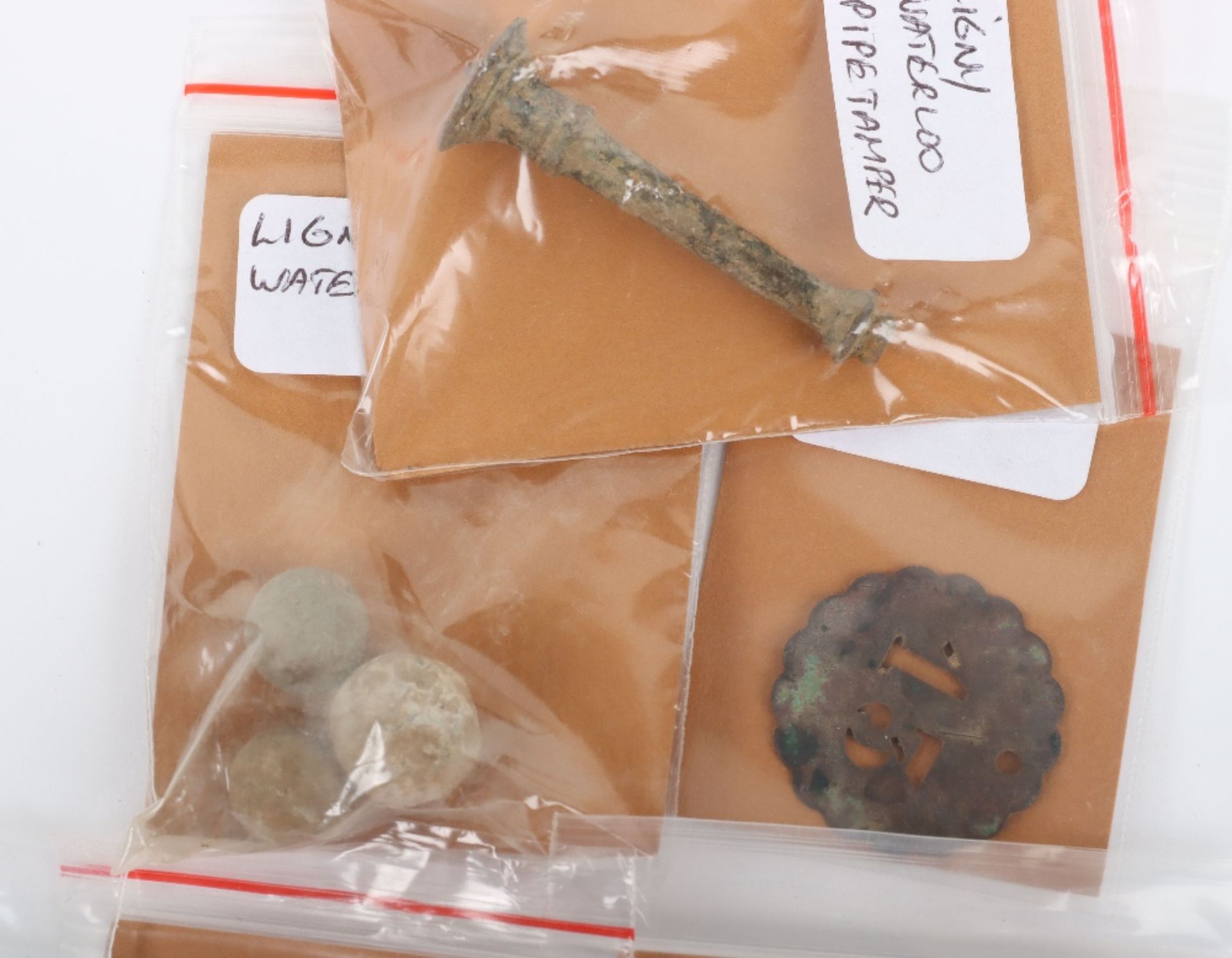 An Assortment of Relics Found at Ligny on the Waterloo Battlefield - Image 4 of 4