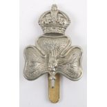 Scarce 14th (Young Citizens Volunteers) Battalion Royal Irish Rifles Cap Badge