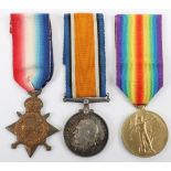 Great War Medal Trio Durham Light Infantry from Bolden Colliery Co. Durham