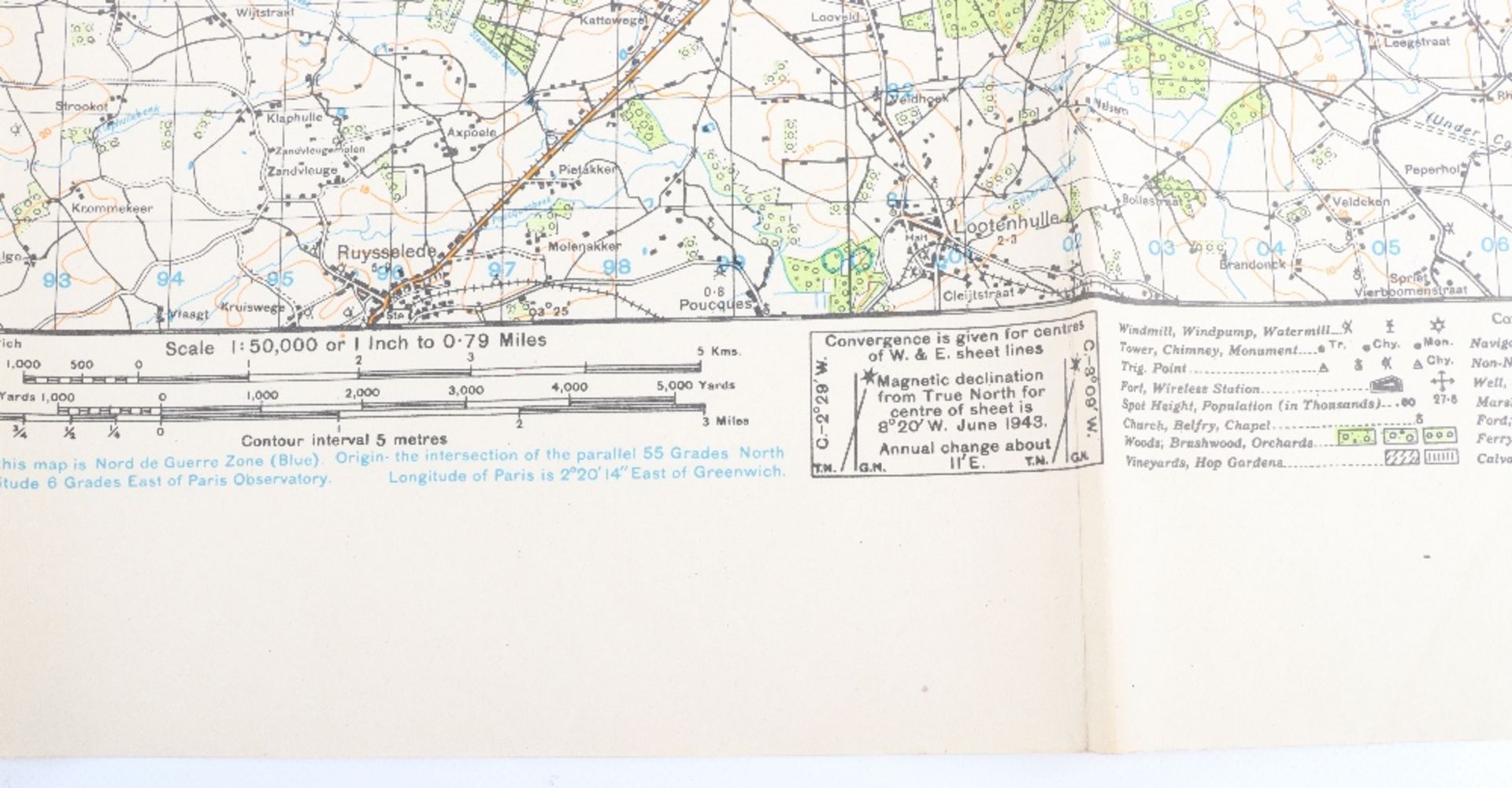 Grouping of WW2 Military Maps of Mostly Occupied Europe - Bild 6 aus 13