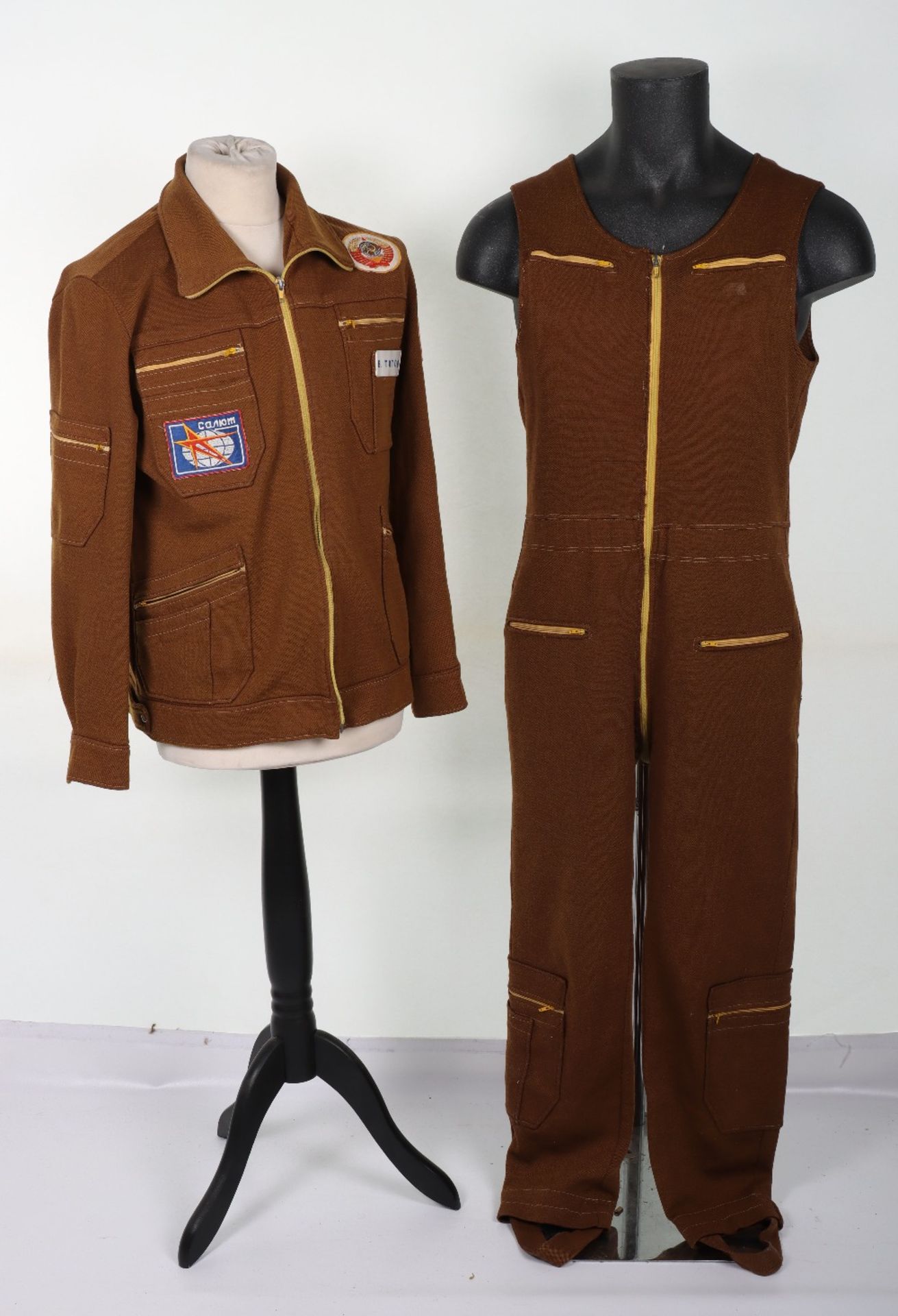 Very Unusual Soviet Russian Astronauts Flight Suit of Vladimir Titov, Who was on the Failed Mission