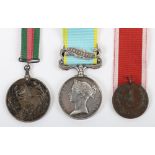 Royal Navy Victorian Campaign Medal Group of Three,