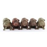 5x WW2 ‘Hitlers Terror’ Bulldog Figures