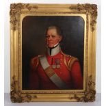 Impressive Portrait Painting of Lieutenant Henry Butterworh 32nd (Cornwall Light Infantry) Regiment