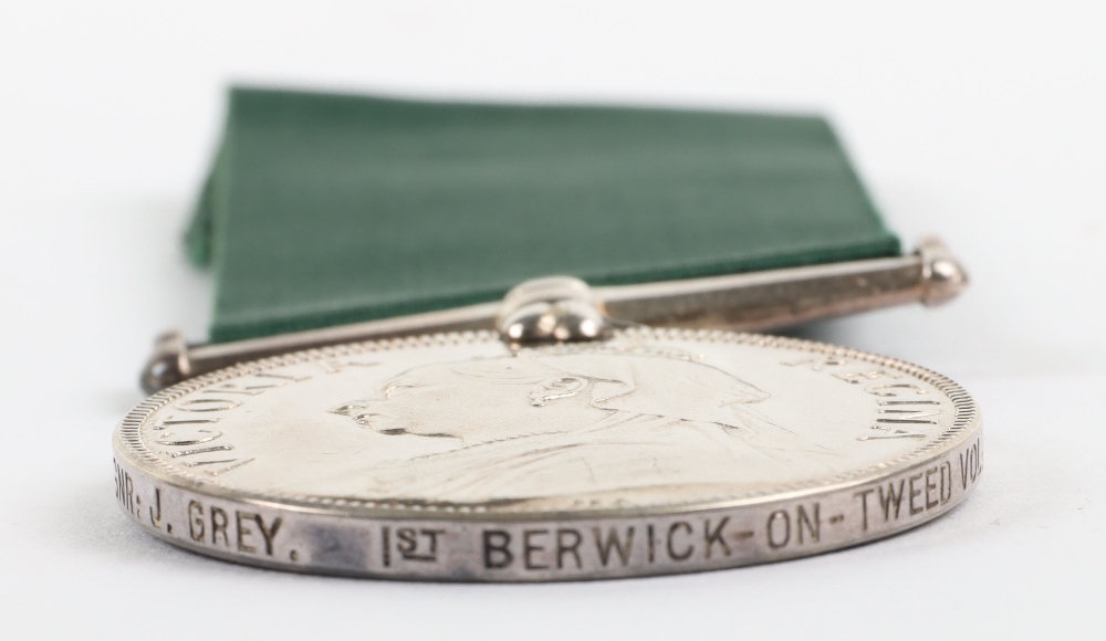 Victorian Volunteer Force Long Service Medal Berwick-on-Tweed Volunteer Artillery - Image 3 of 3