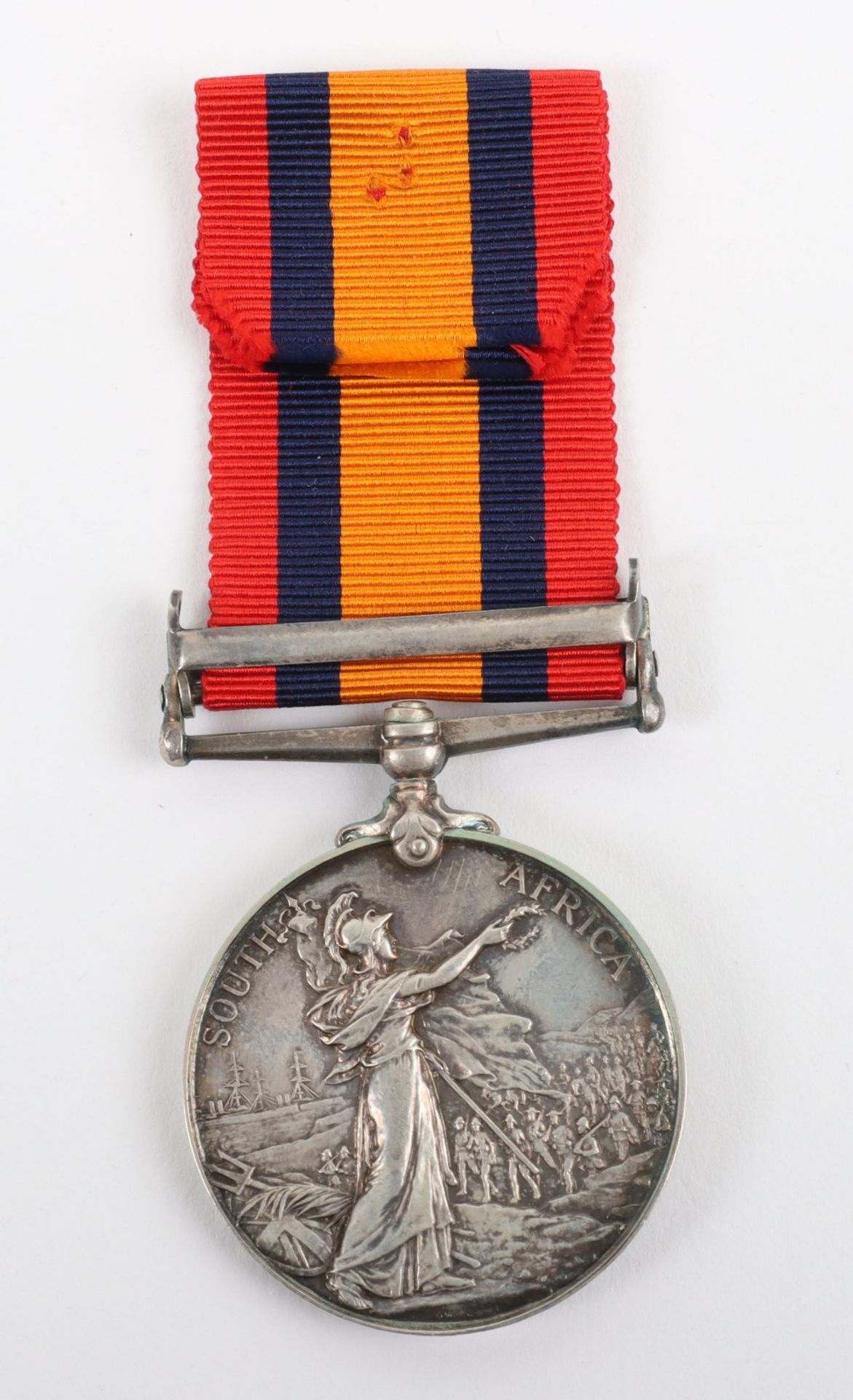 Queens South Africa Medal 3rd Battalion Durham Light Infantry who Died of Disease in February 1900 O - Image 2 of 4