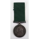 Victorian Volunteer Forces Long Service Medal to the Tynemouth Volunteer Artillery