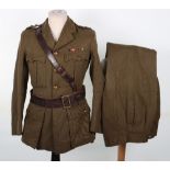 WW2 British Officers Service Dress Uniform of Captain E W B Davis Royal Artillery / Royal West Afric