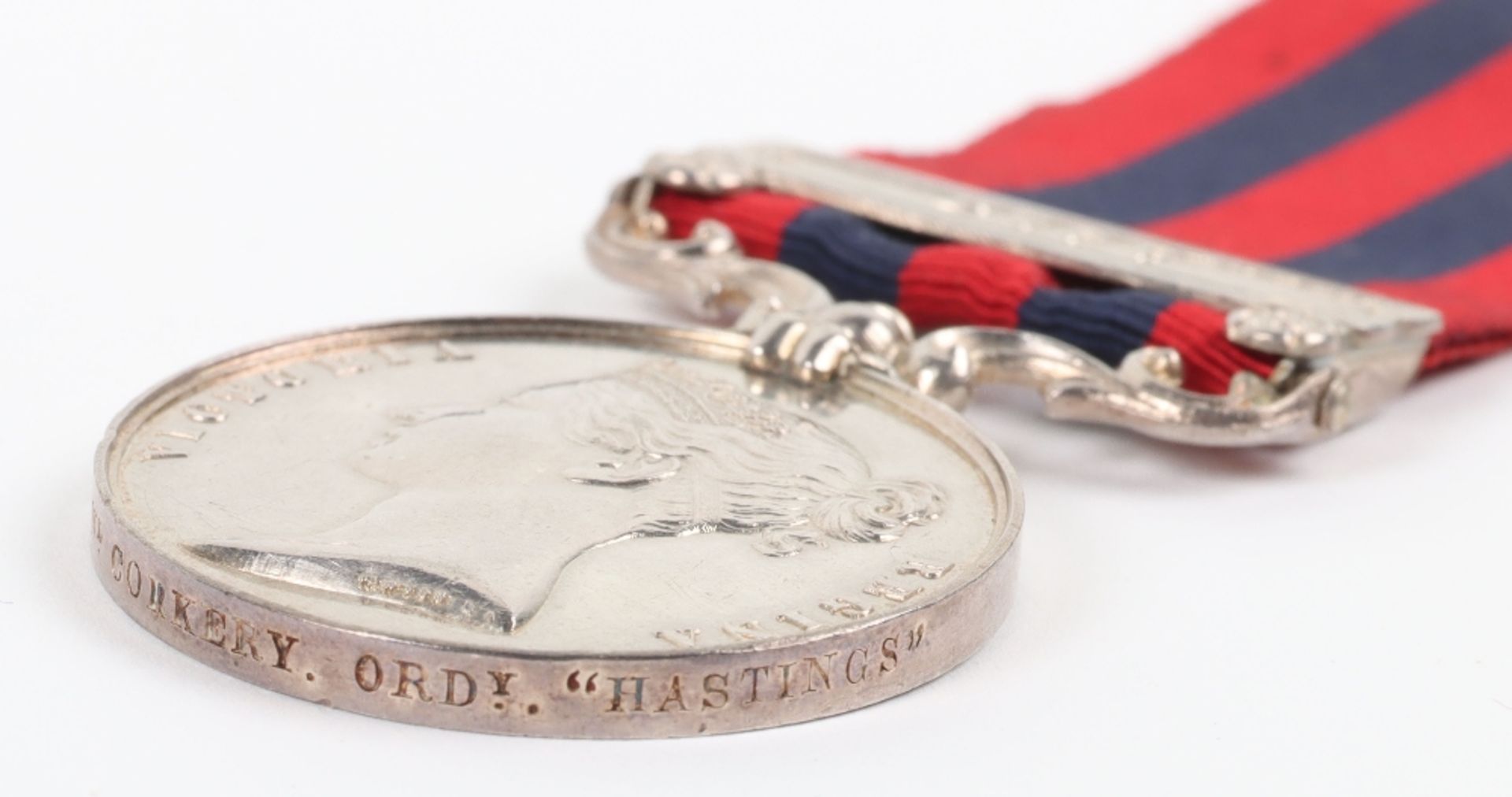 Indian General Service medal 1854-95 HMS Hastings - Image 4 of 5