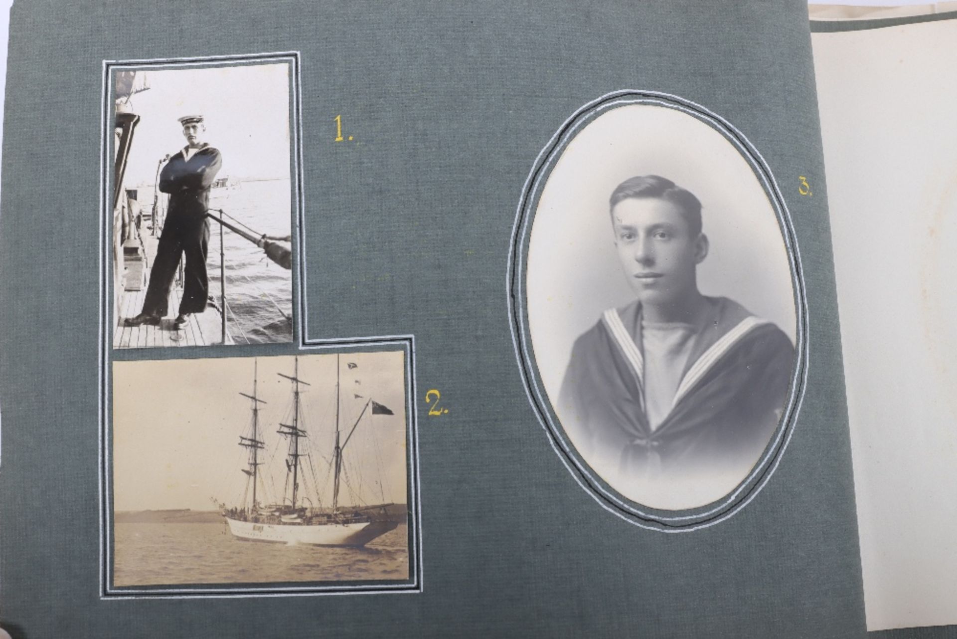 Magnificent Photograph Album and Associated Items Documenting the Service of Deck Hand F C Jenson Ro - Image 11 of 14