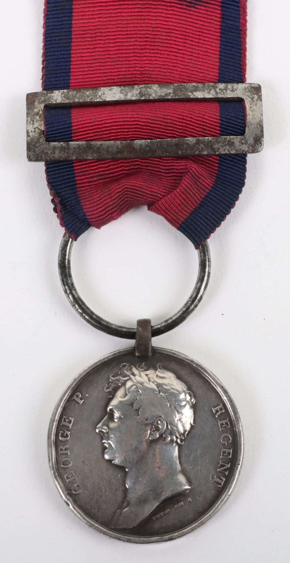 British 1815 Waterloo Medal 4th or Kings Own Regiment of Foot - Image 3 of 5
