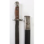 British Kings African Rifles Regimentally Marked 1907 Bayonet by Wilkinson