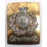 Victorian 93rd (Sutherland Highlanders) Regiment of Foot Officers Shoulder Belt Plate