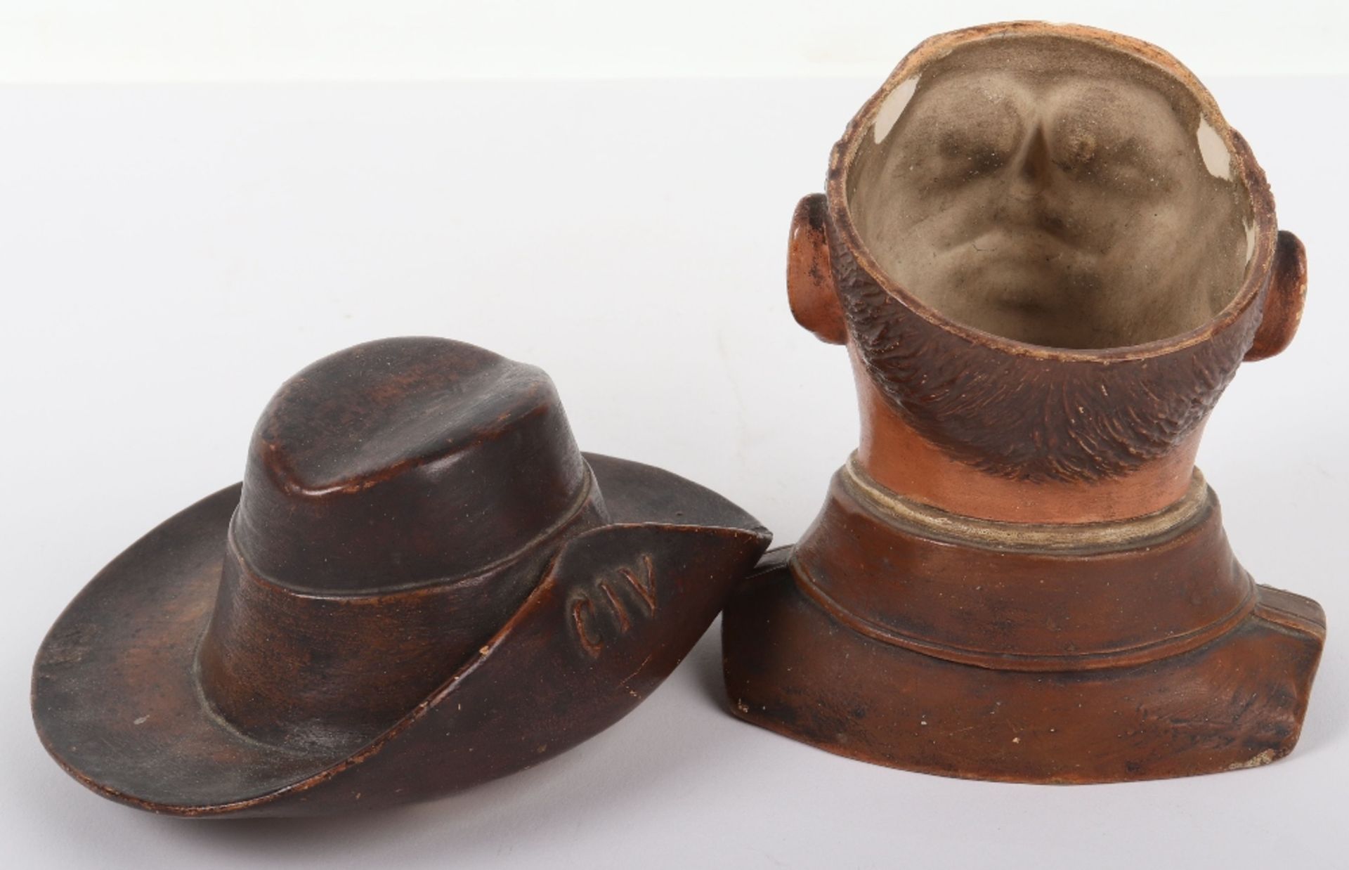 Boer War Character Tobacco Jar of a City Imperial Volunteer - Image 9 of 9