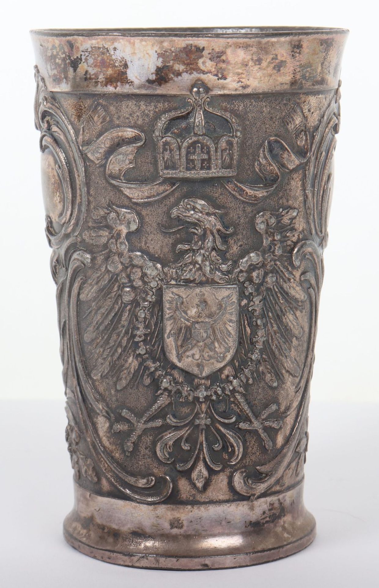 Imperial German Silver Plate Beaker